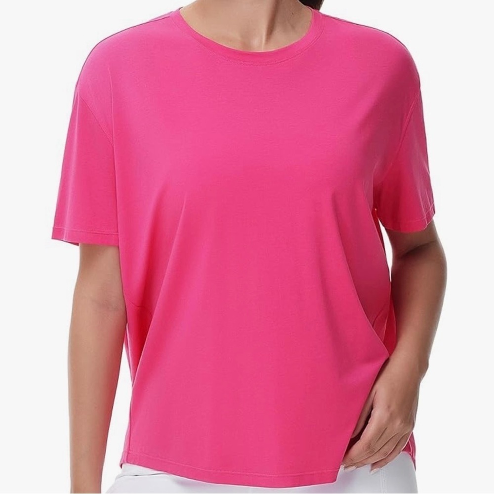The Gym People Hot Pink Workout T-Shirt, XXL